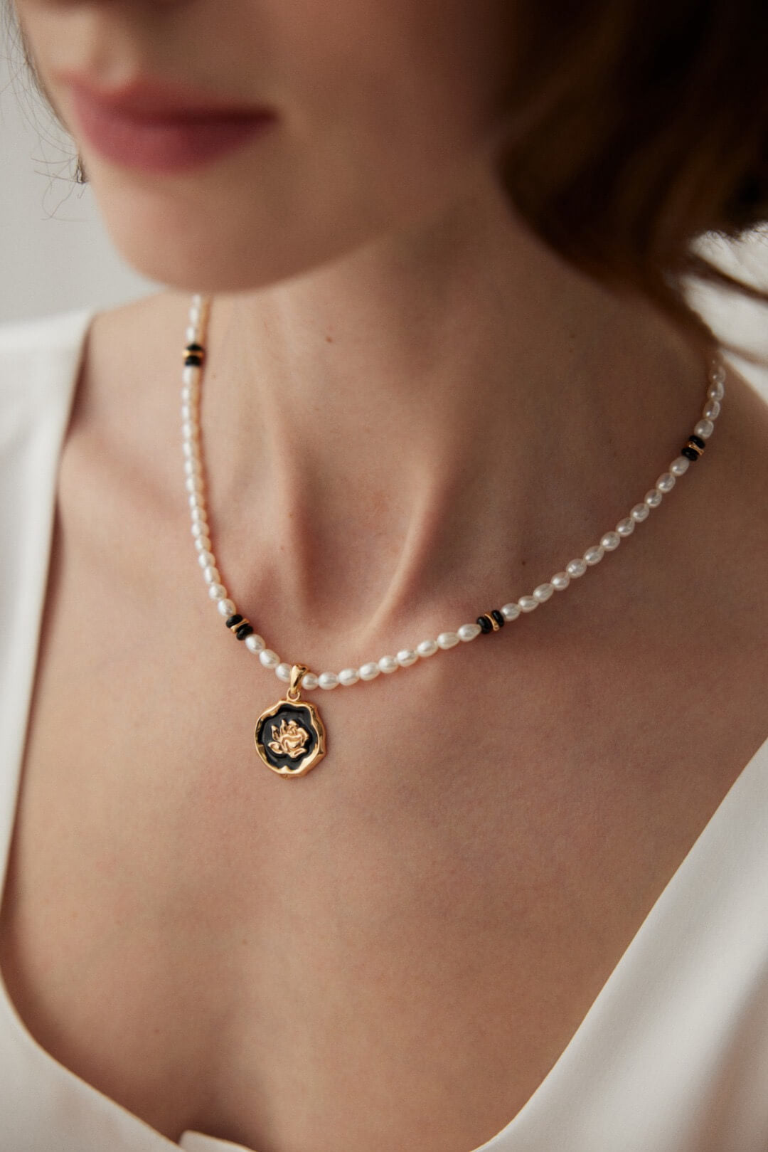 Rosebud Necklace