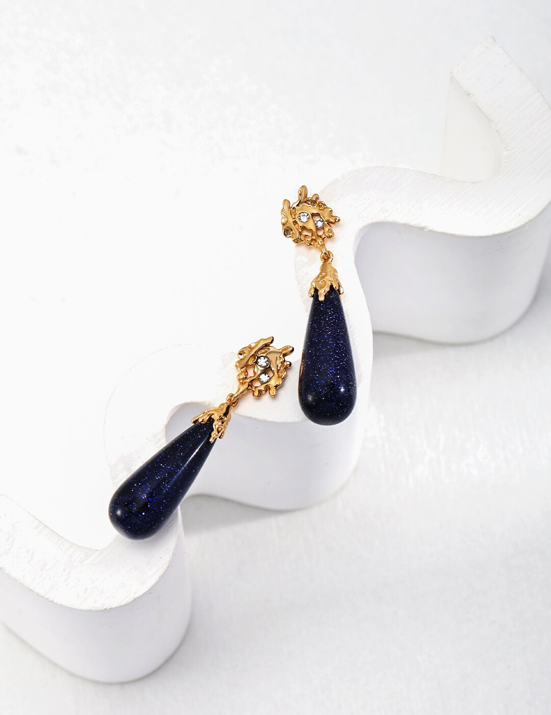 Blue Sandstone Earrings