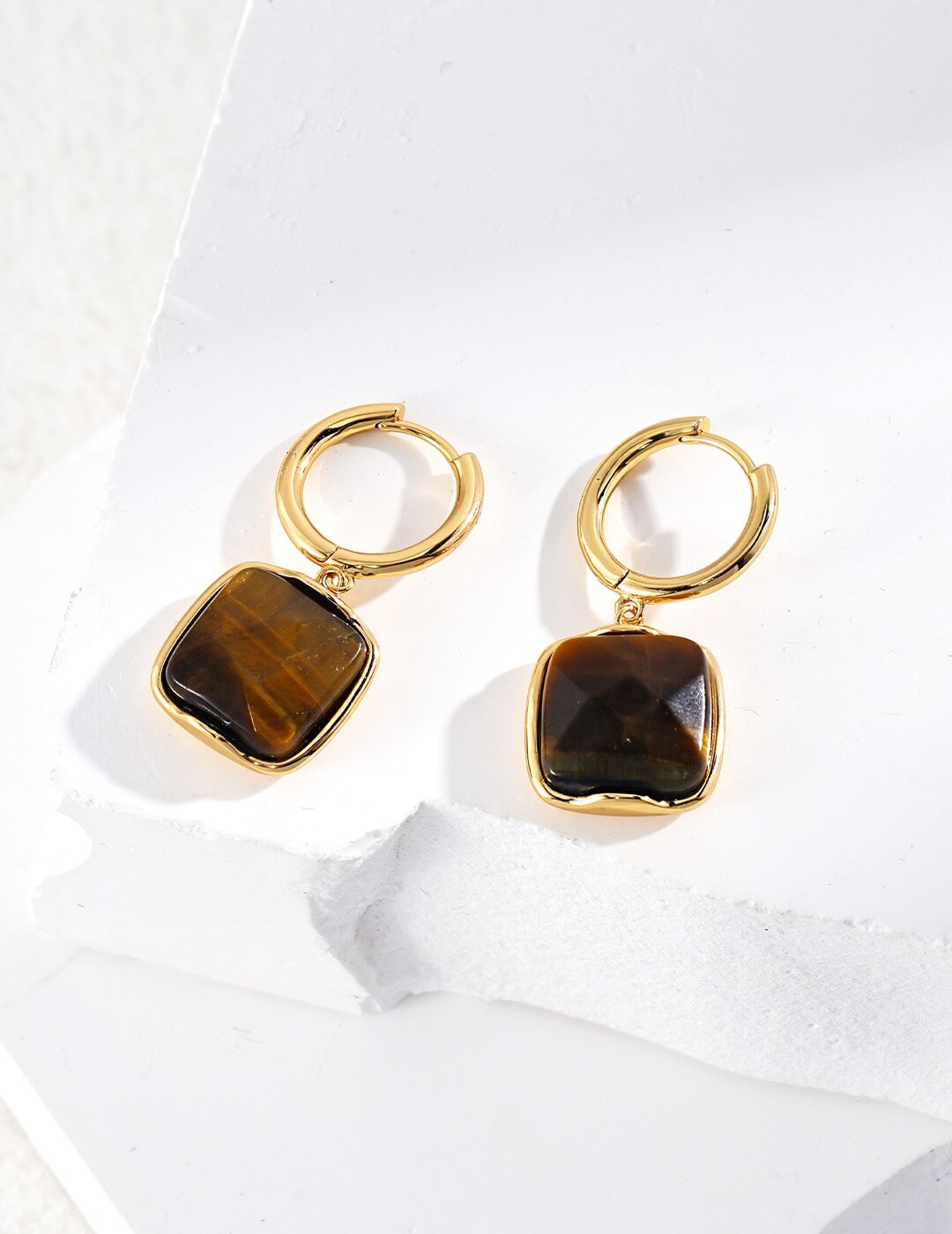 Amber Gold Squares
