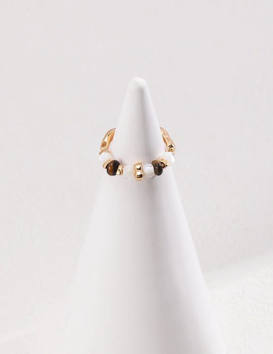 Amber Gold Ring