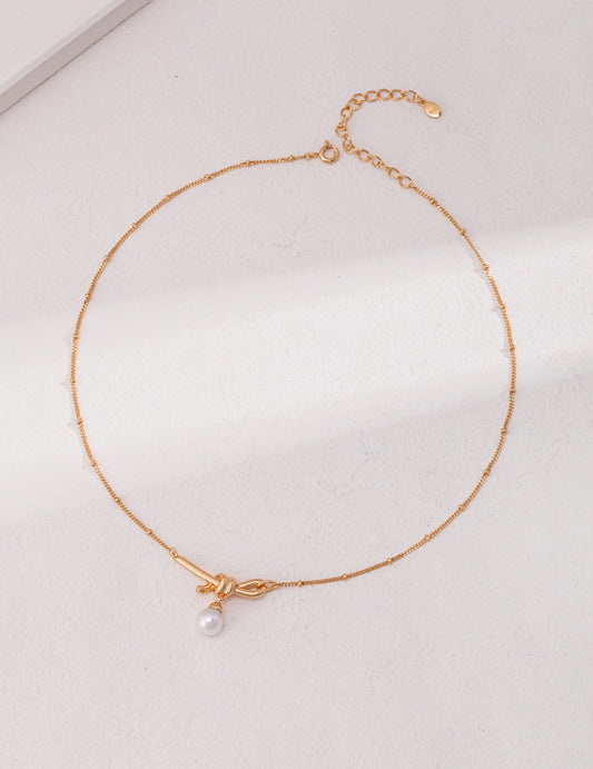 Pearl Knot Necklace