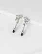 Wanderer Silver Agate Earrings