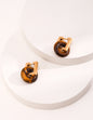 Amber Gold Hoops