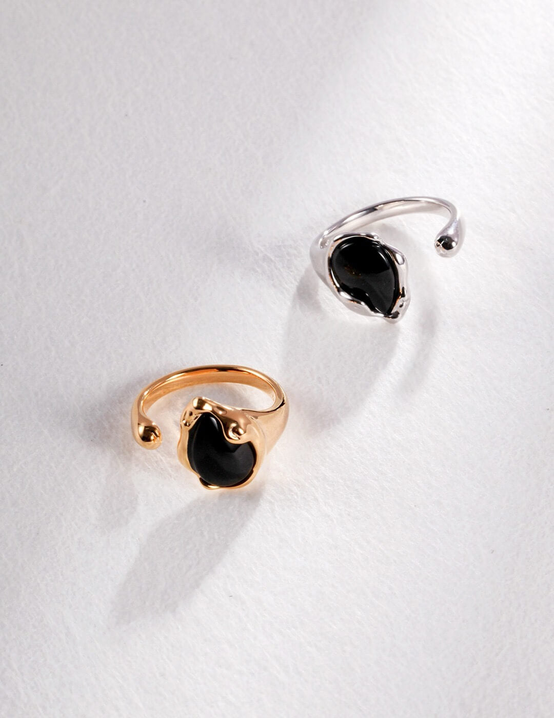 Sterling Silver Agate Ring
