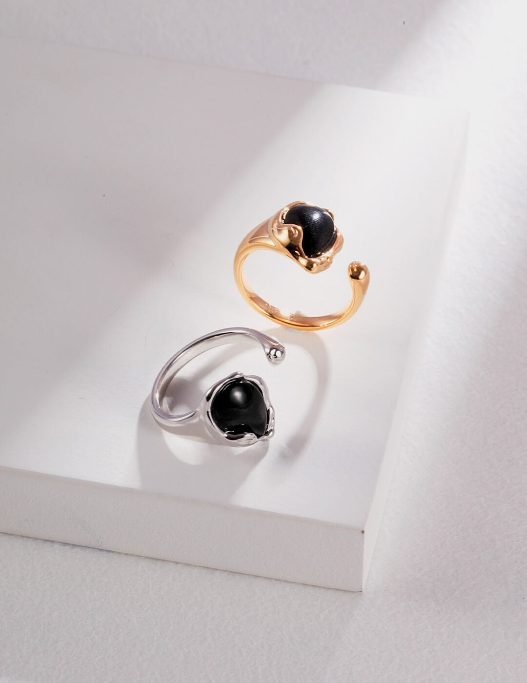 Sterling Silver Agate Ring