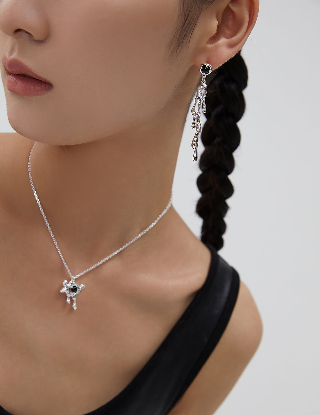 Turbidi Silver Necklace