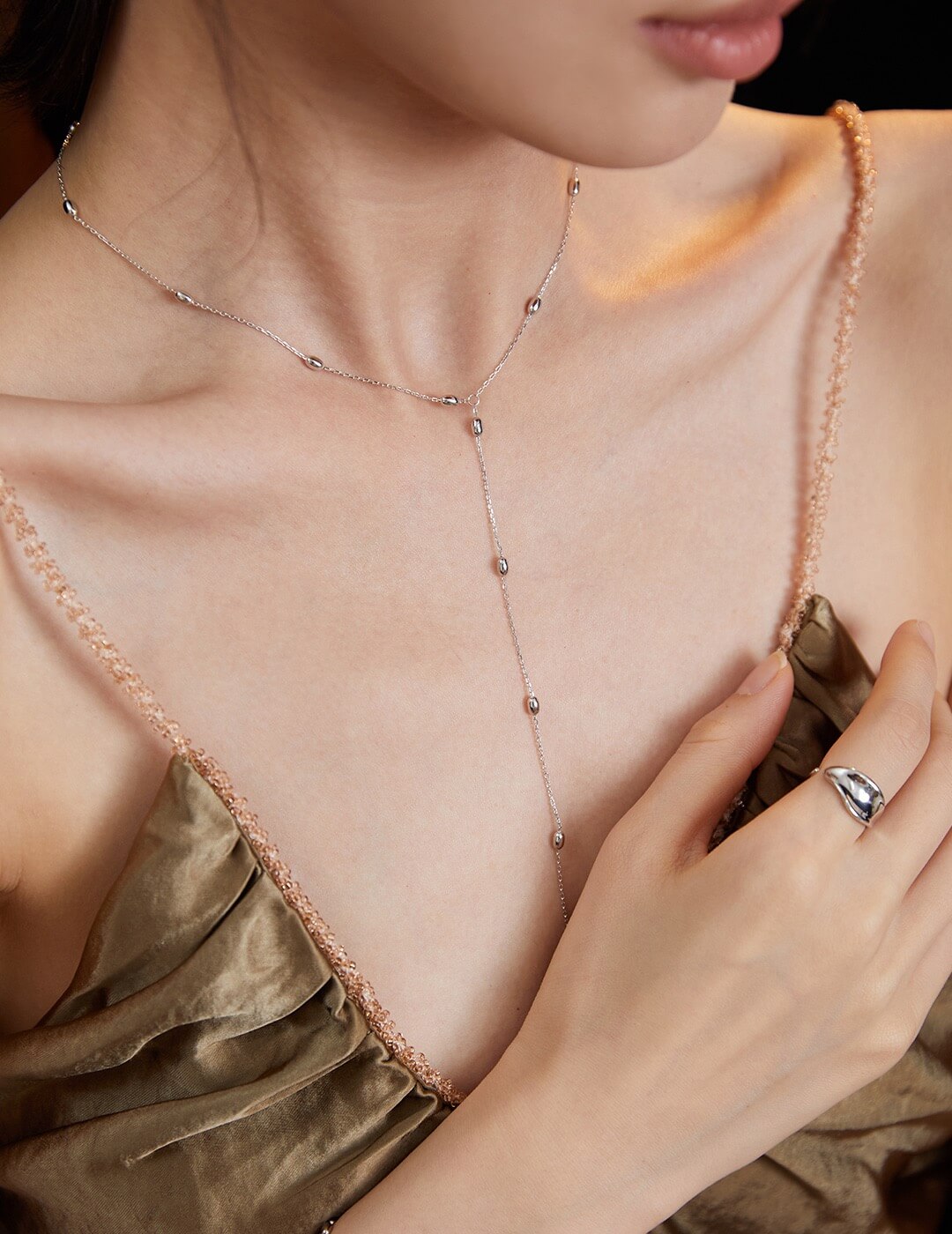 Simple Silver Necklace