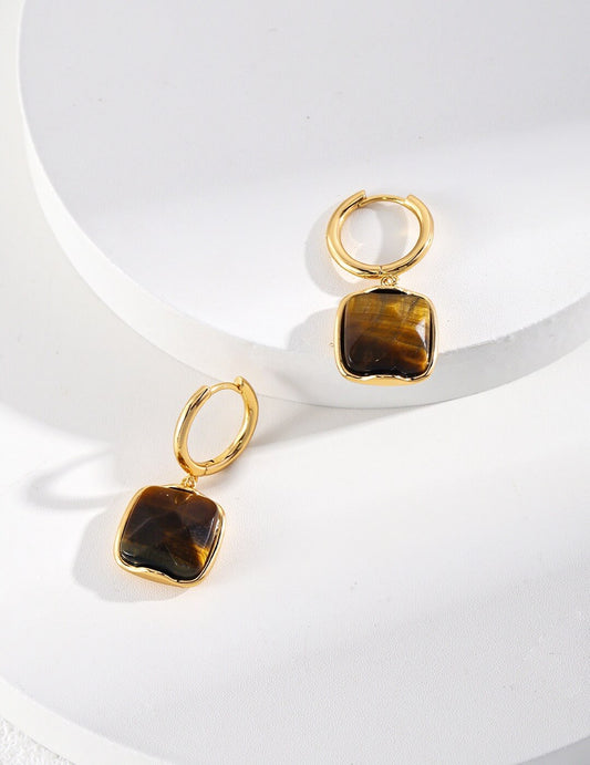 Amber Gold Squares